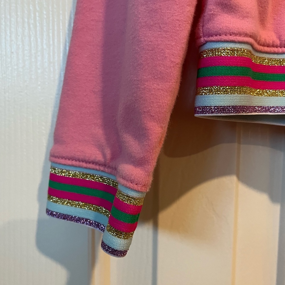 J. crew girls pink sweatshirt size M - Picture 4 of 6
